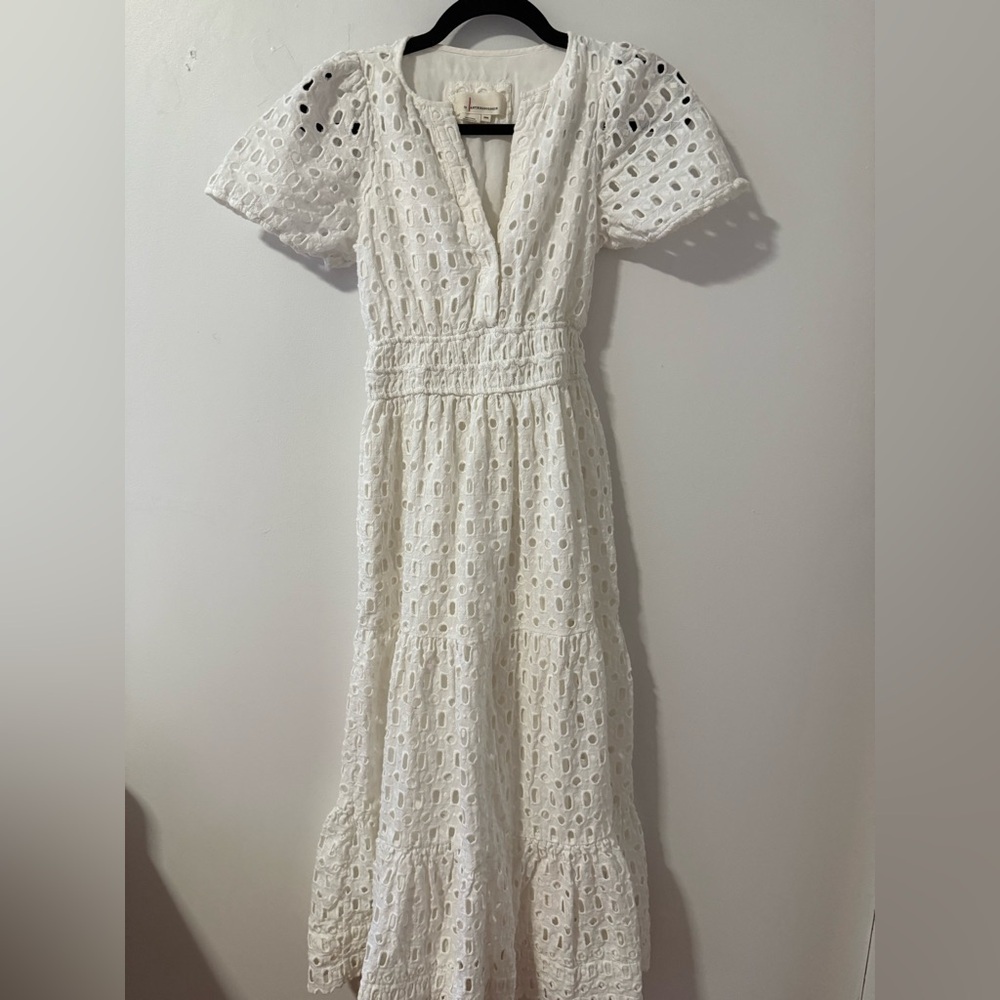 Anthropologie The Somerset Maxi Dress: Eyelet Edition - Picture 4 of 8